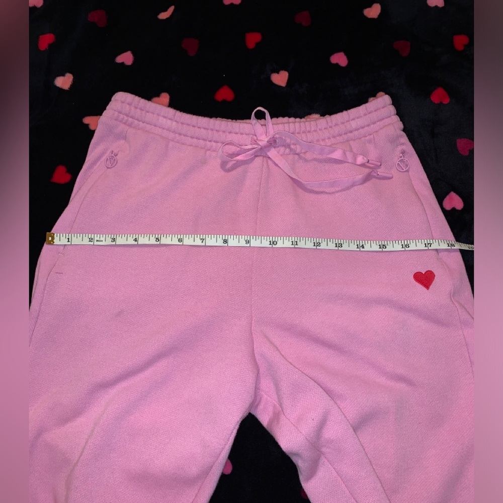 Victoria's Secret Pink Fleece Sweatshirt and pant set New sz small - Picture 14 of 16